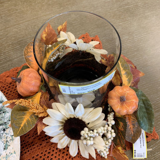 Floral Ringed Candleholder