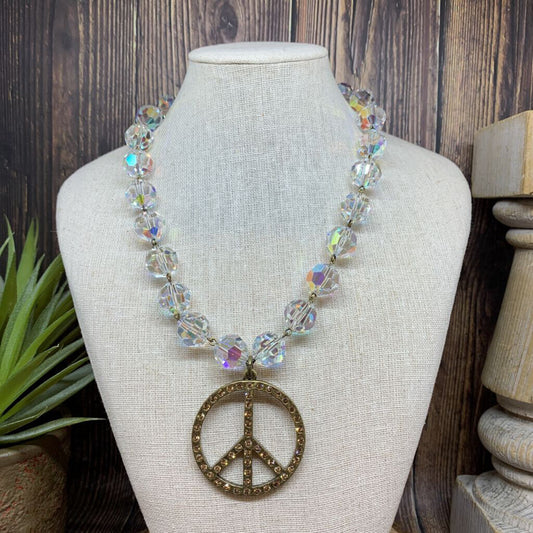 Sisi Amber Peace Necklace