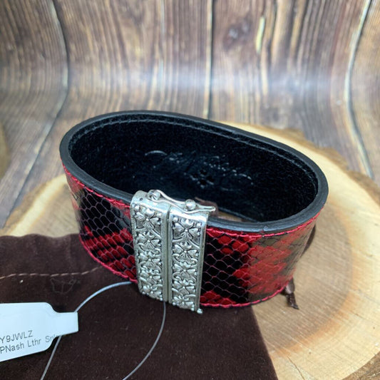 Patricia Nash Leather Snake Cuff