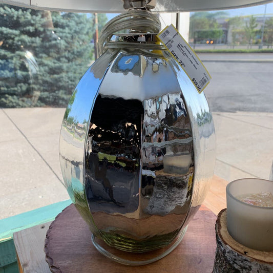 Mirrored Base Lamp