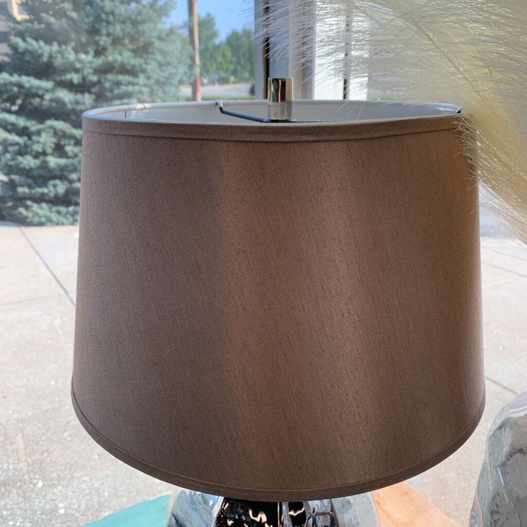 Mirrored Base Lamp