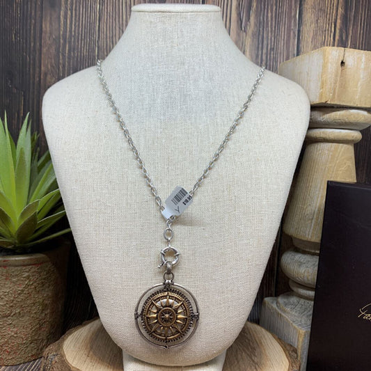 Patricia Nash Compass Necklace