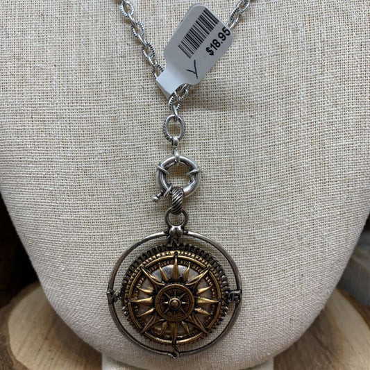 Patricia Nash Compass Necklace