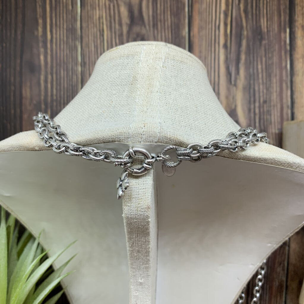 Patricia Nash Leather Pendant Necklace