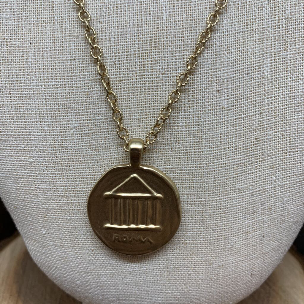Patricia Nash Roman Coin Necklace