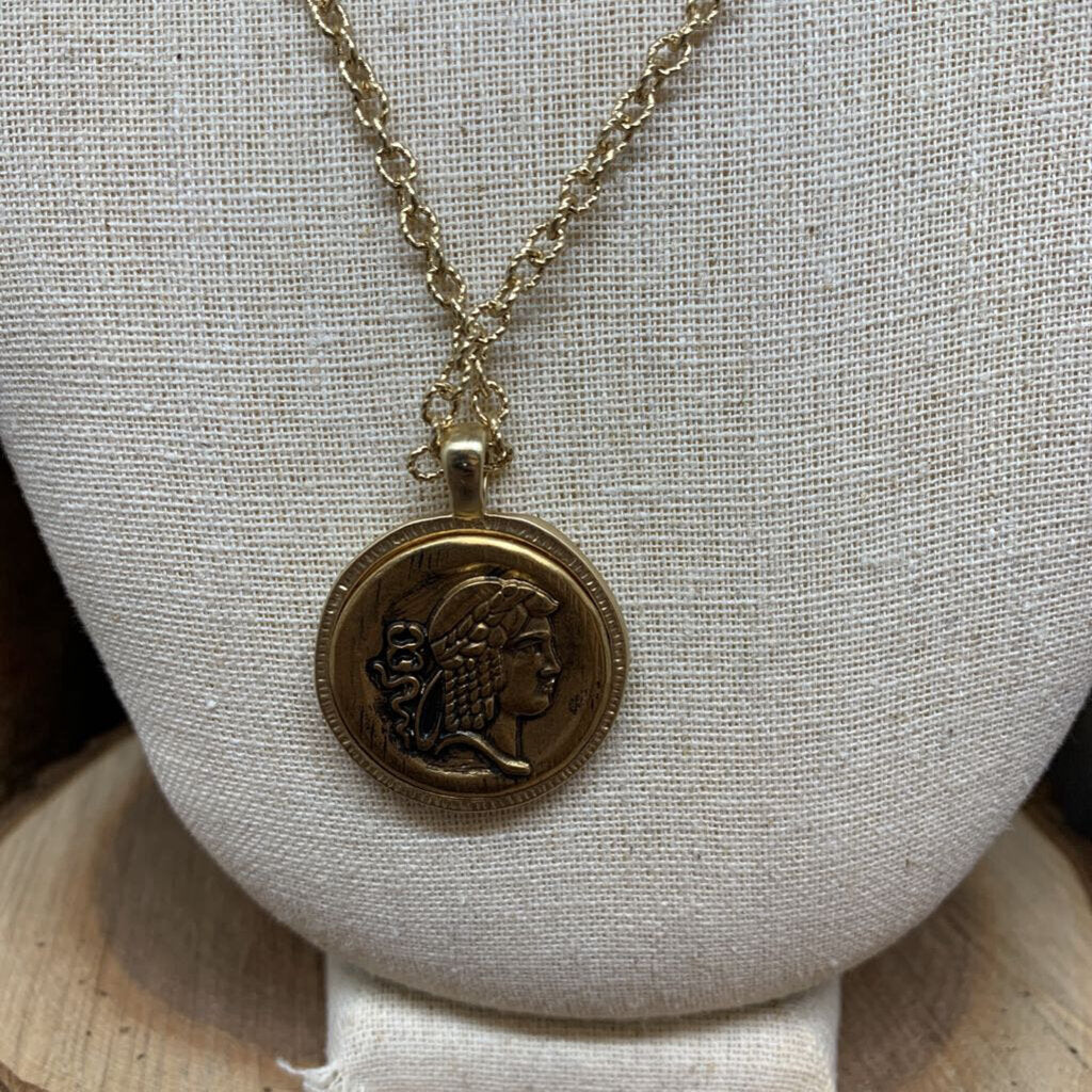 Patricia Nash Roman Coin Necklace