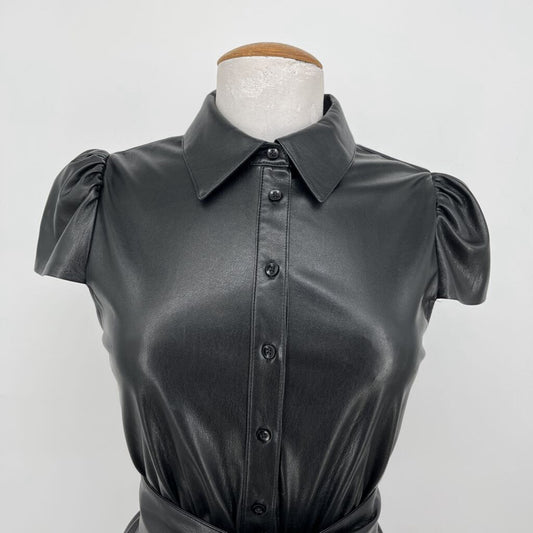 Alice + Olivia Faux Leather Dress