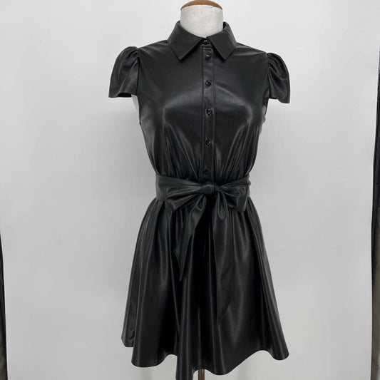 Alice + Olivia Faux Leather Dress