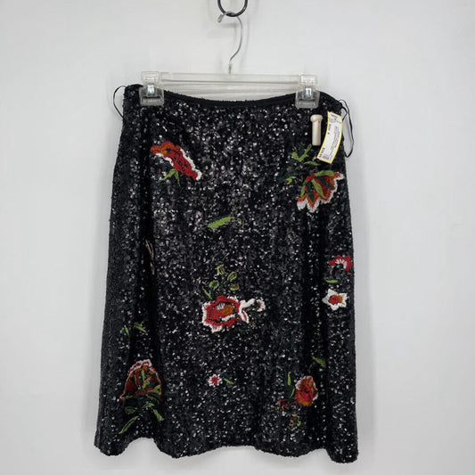 Maeve Sequened Floral Skirt