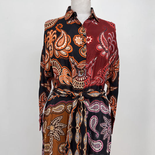 Farm Rio Sweet Mermaids Maxi Shirt