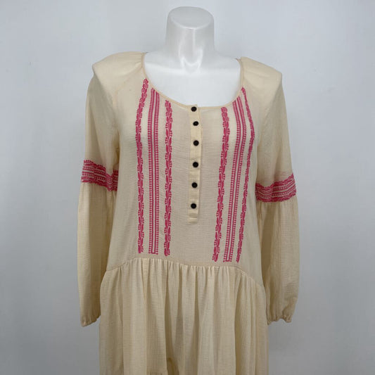 Free People L/s Embroidered Dress