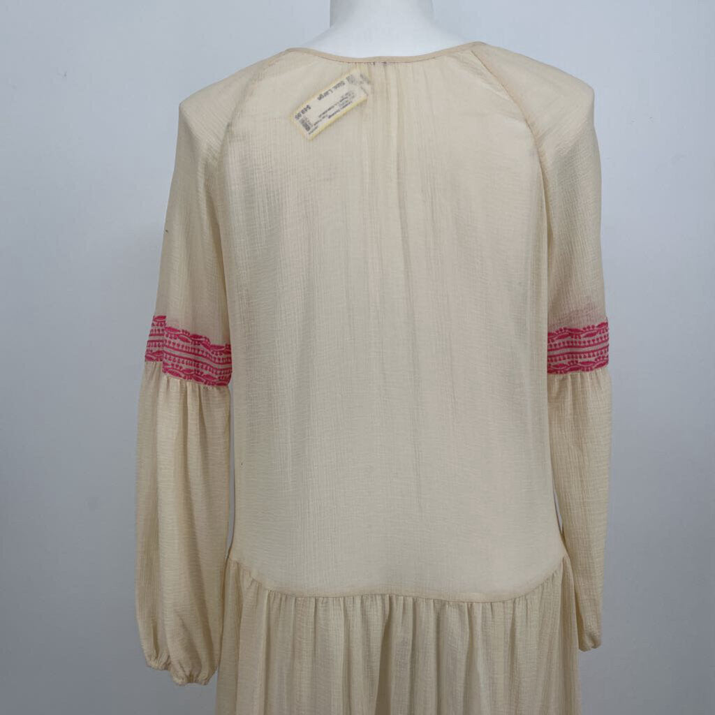 Free People L/s Embroidered Dress