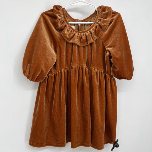 Bonnie Jean Velour Dress