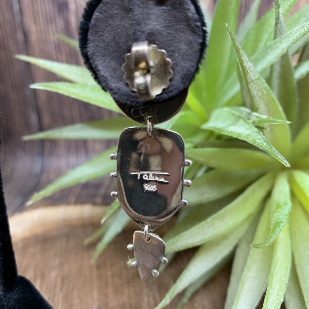 Tabra Sterling Face Earrings