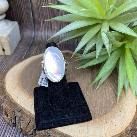 Mother of Pearl Prayer Ring