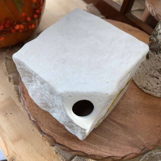 Textured Cube Vase