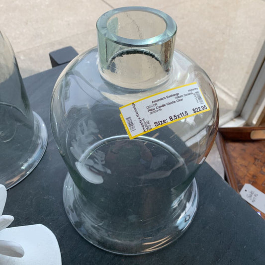 Pillar Candle Cloche