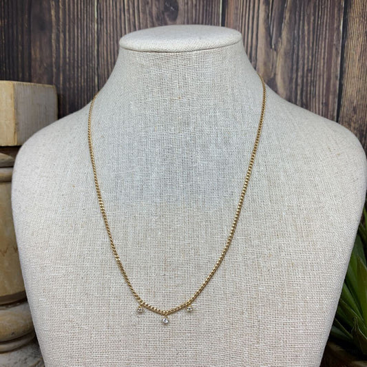 Zoe Chicco 14kt YG & Diamond Necklace