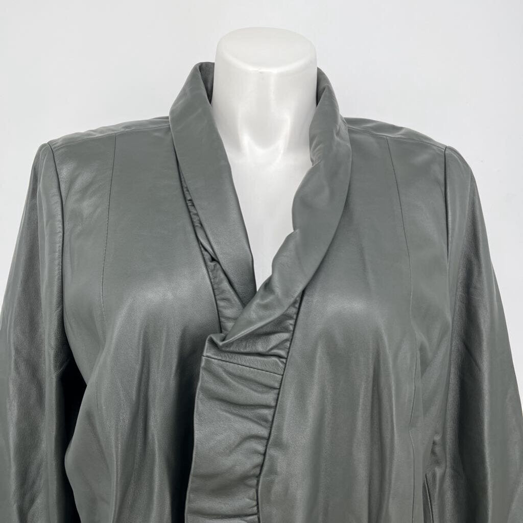 Lafayette 148 Leather Blazer