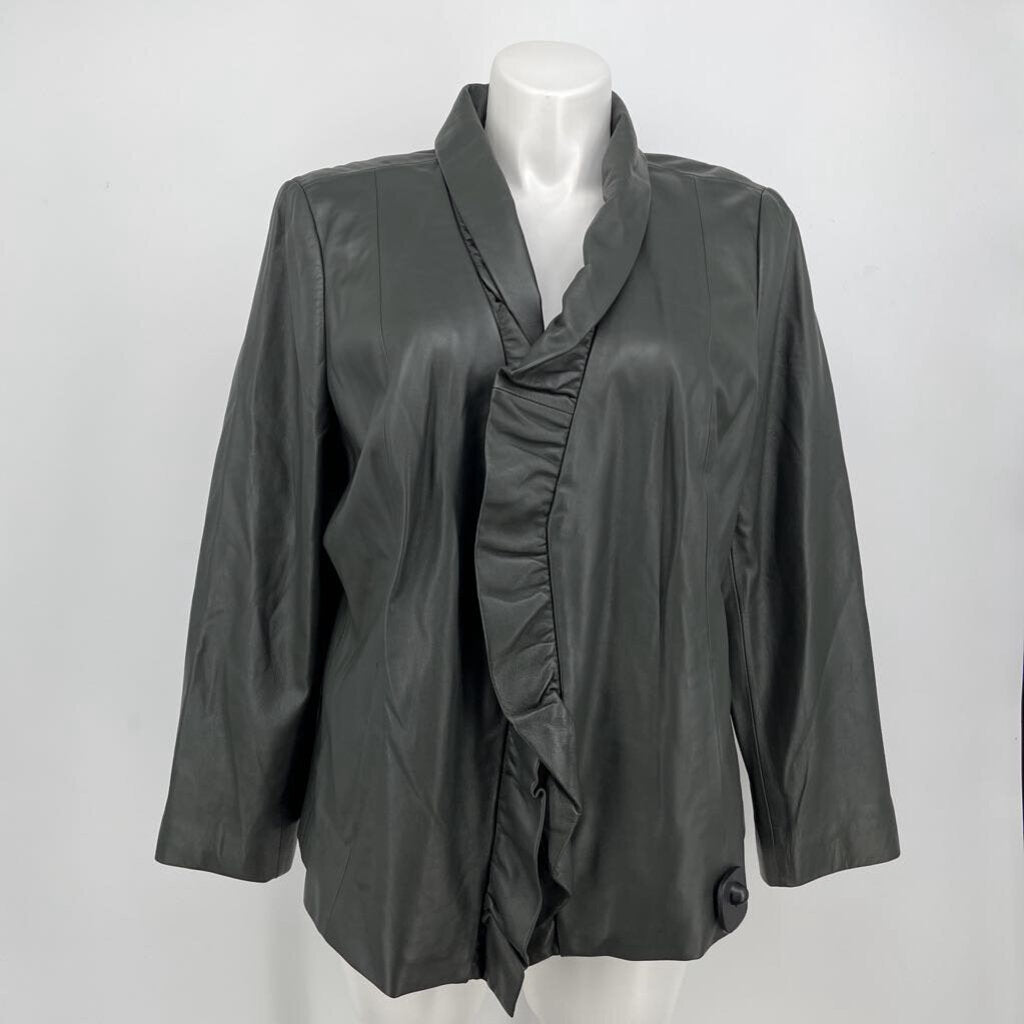 Lafayette 148 Leather Blazer