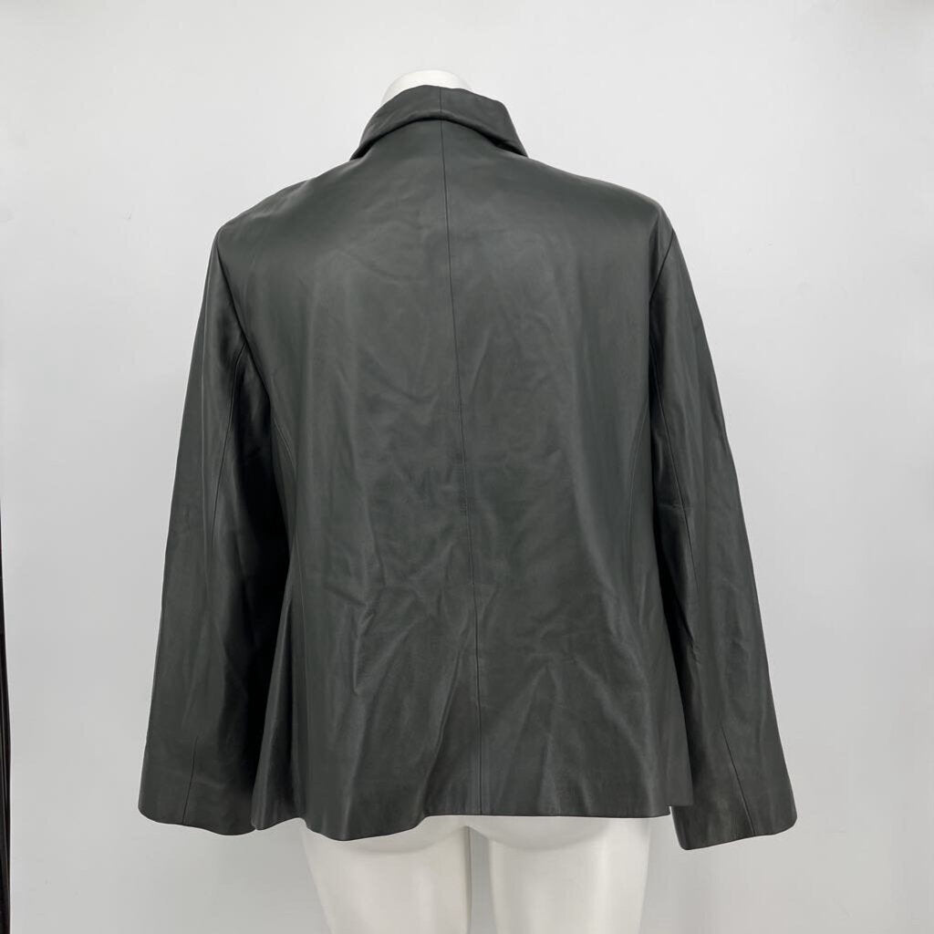 Lafayette 148 Leather Blazer