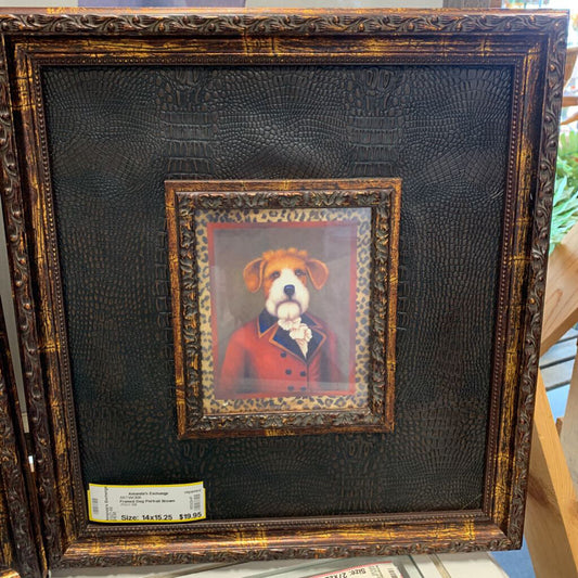 Framed Dog Portrait