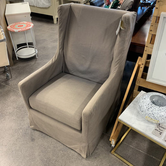 Slipcovered Chair AS IS