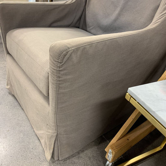 Slipcovered Chair AS IS