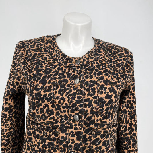 Maeve Animal Print Jacket