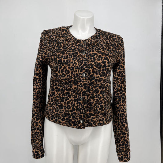 Maeve Animal Print Jacket