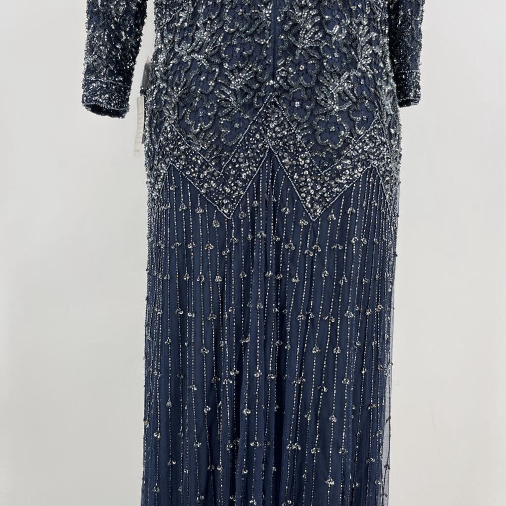 Pisarro Nights 3/4 Slv Beaded Gown