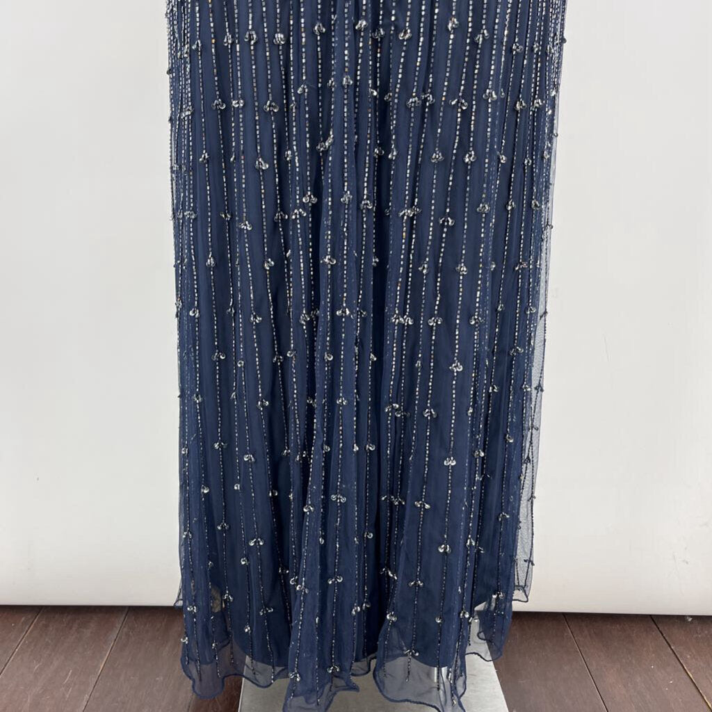 Pisarro Nights 3/4 Slv Beaded Gown