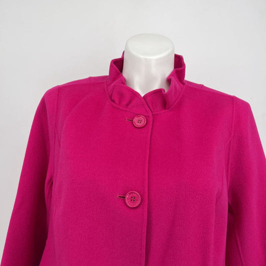 Talbots Ruffle Collar Jacket