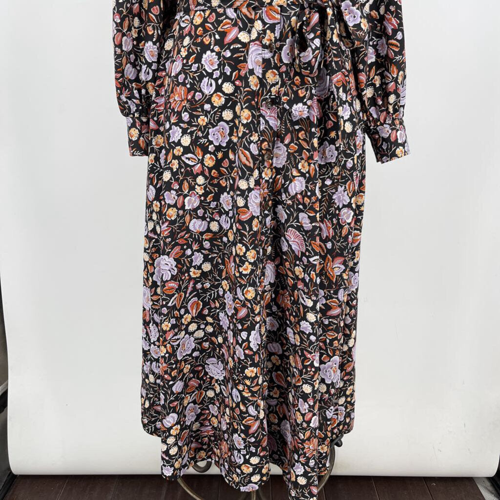 Ann Taylor L/s floral Midi Dress