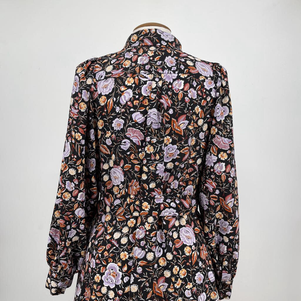 Ann Taylor L/s floral Midi Dress