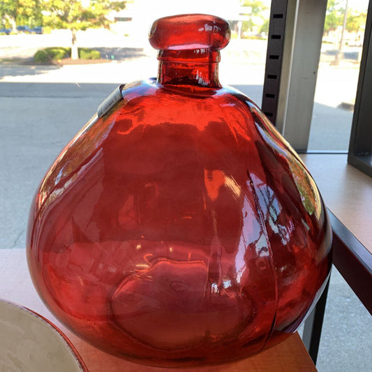 Bulbous Glass Vase