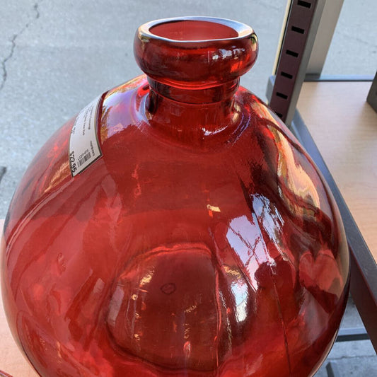 Bulbous Glass Vase