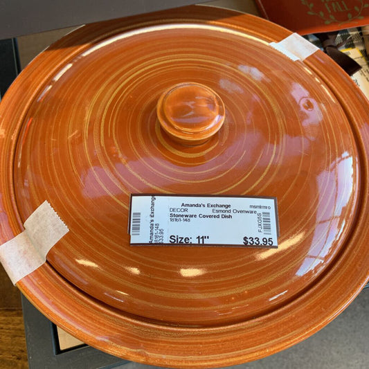 Stoneware Covered Dish