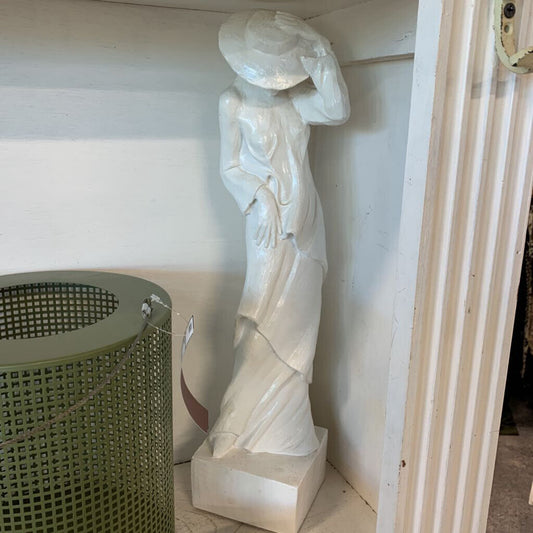 Woman with Hat Sculpture