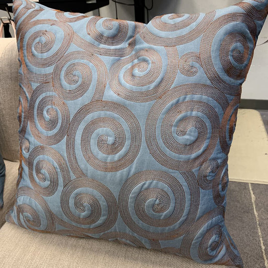 Embroidered Down Pillow