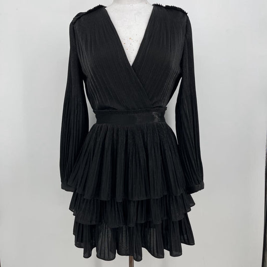 Claudie Pierlot L/s Pleated Dress