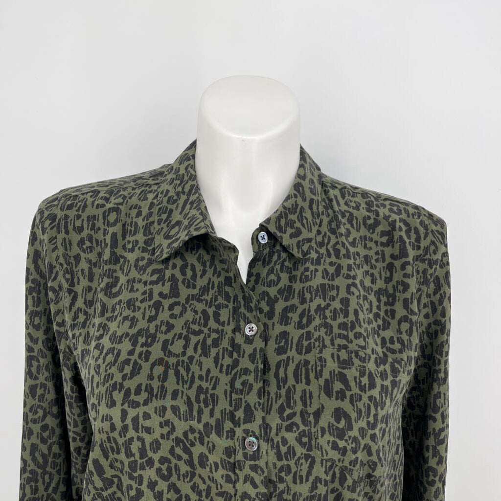 Rails L/s Silk Animal print Shirt