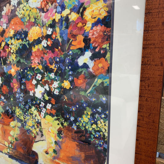 Framed Floral Print