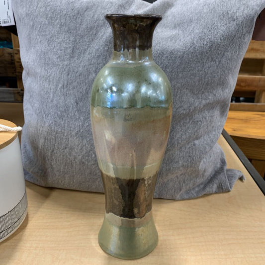 Stripe Glazed Vase