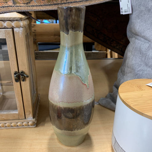 Stripe Glazed Vase