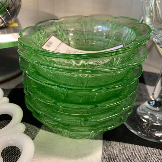 Depression Glass Fruit Bowls
