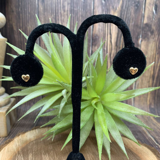 14k Heart Earrings
