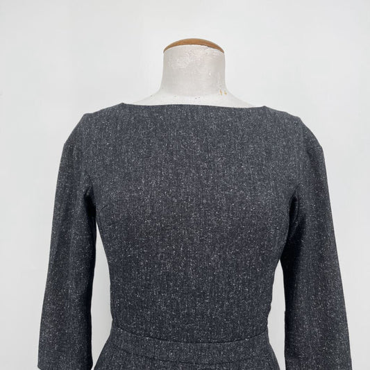 Beauty Mark 3/4 Slv Tweed Dress