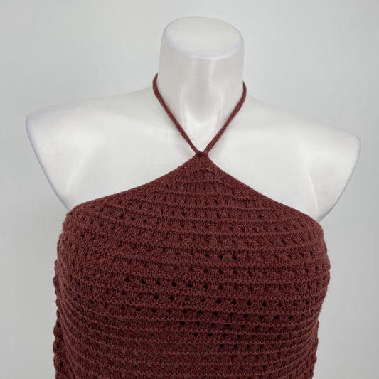 Lucy Paris Knit Halter Shirt