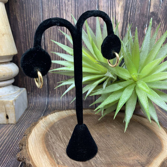 14kt YG Hoop Earrings